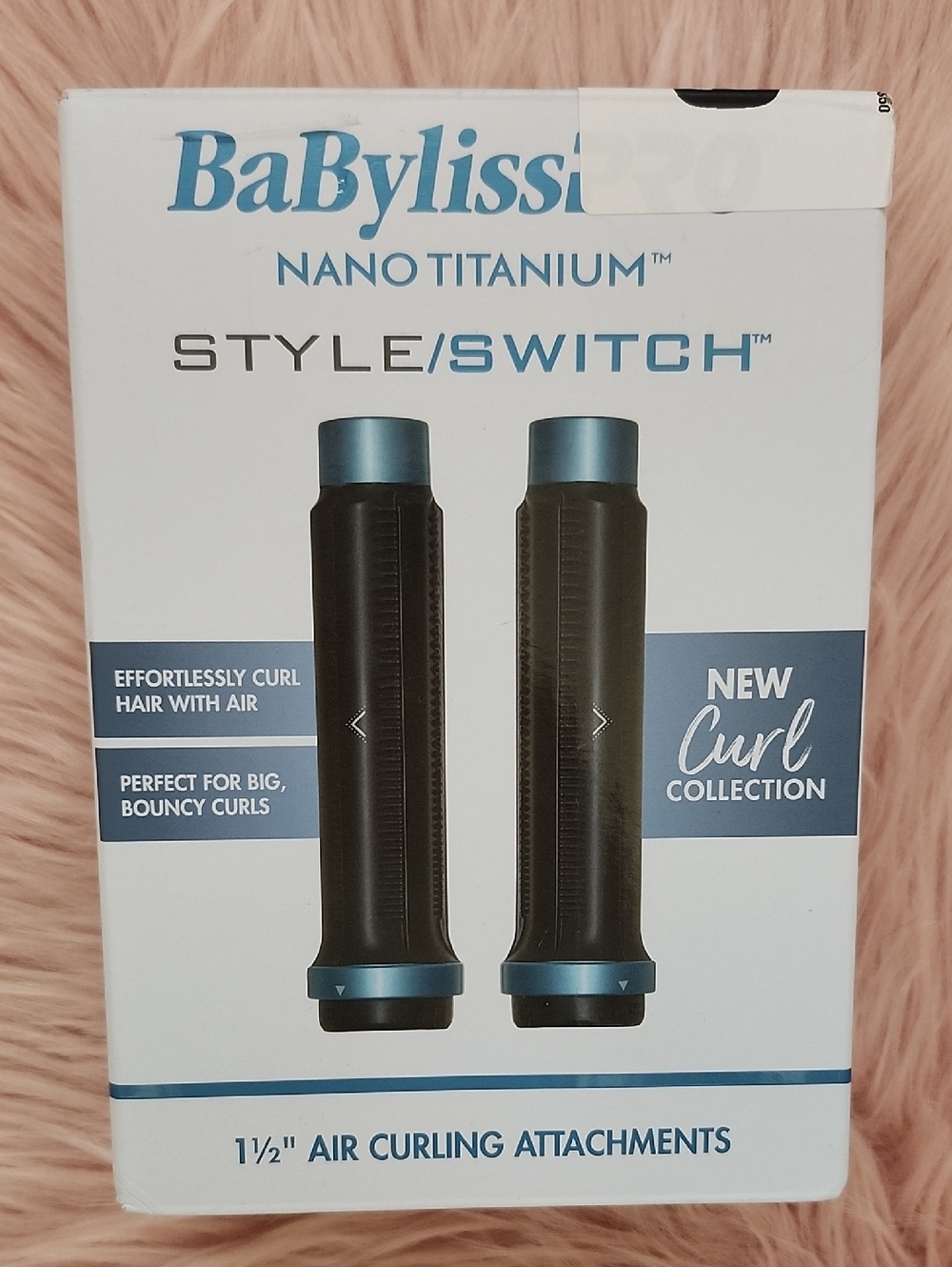 Brand New BABYLISS PRO NANO TITANIUM 1 1/2" AIR CURLING ATTACHMENTS